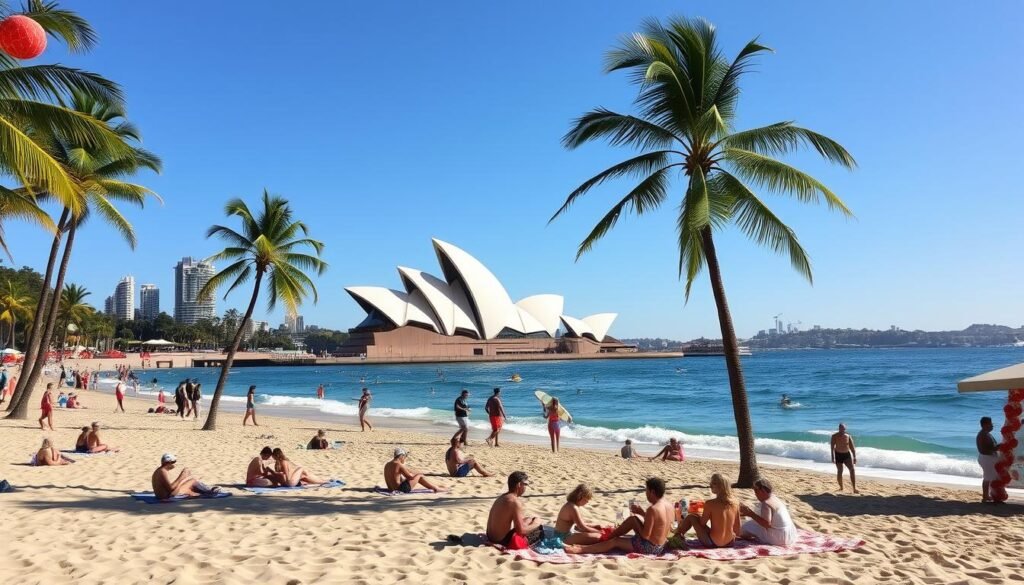 Sydney summer christmas