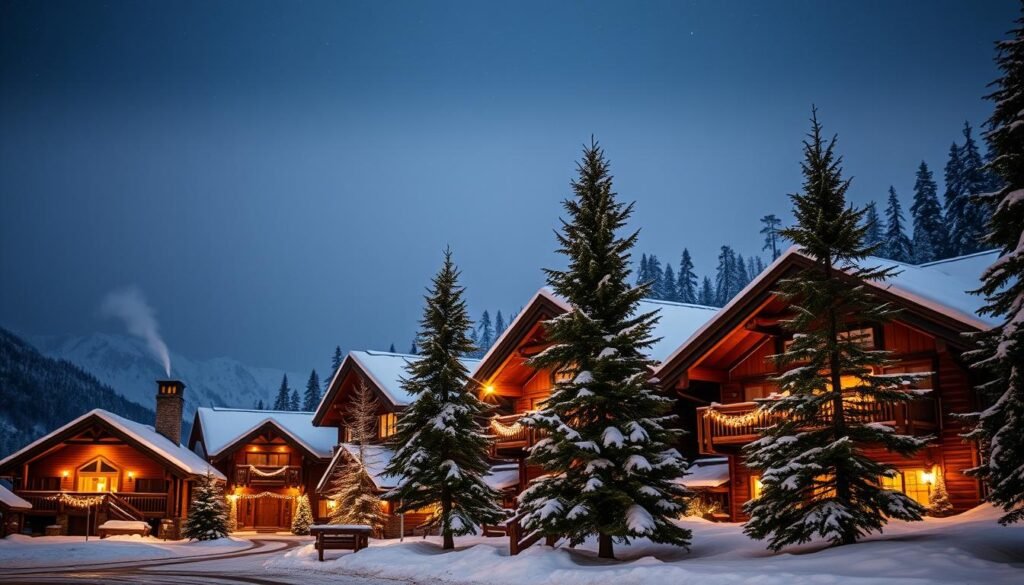 cozy mountain lodges