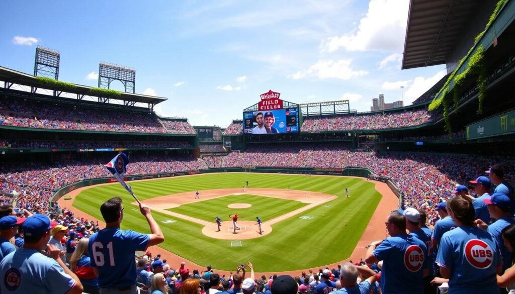 Chicago Cubs game at Wrigley Field