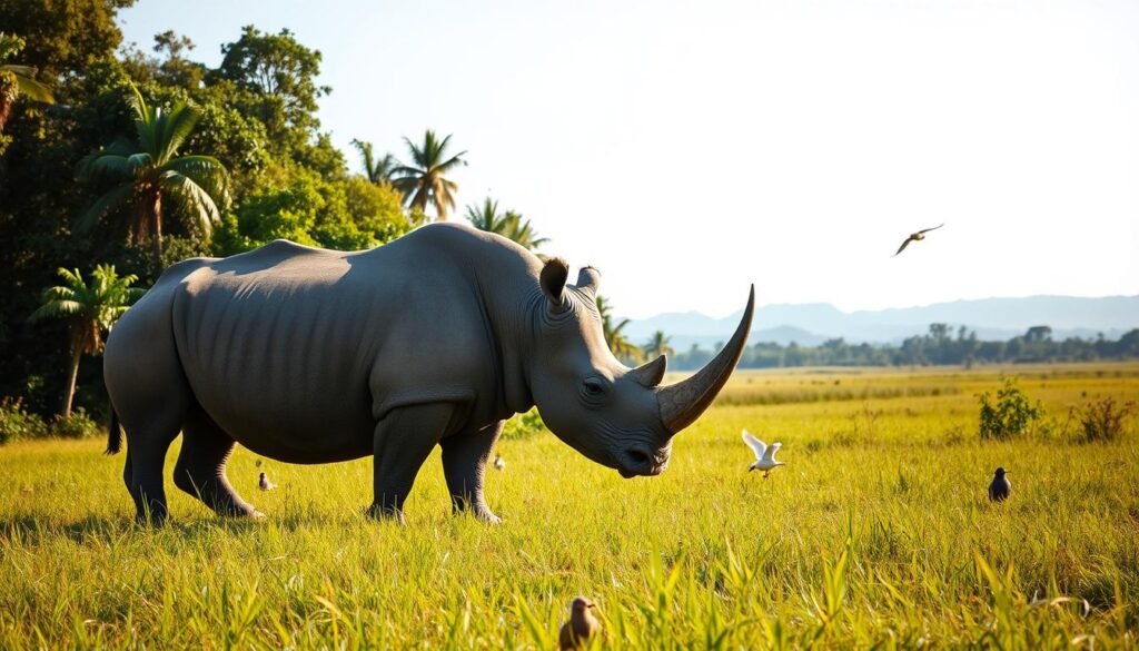 Greater One-Horned Rhinoceros in Kaziranga National Park