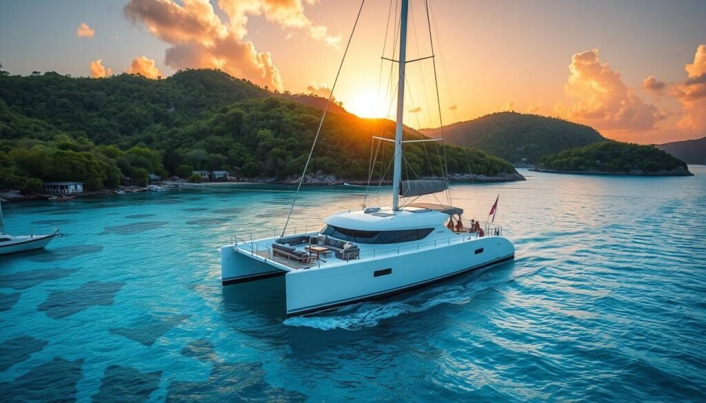 Luxury Catamaran Cruises in the Lesser Antilles