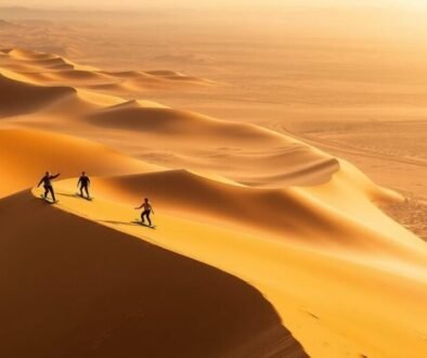 Namib Desert sandboarding