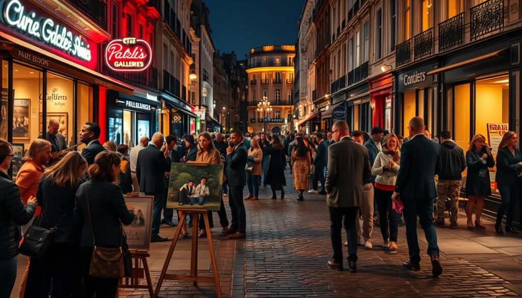 Art and music in Paris nightlife