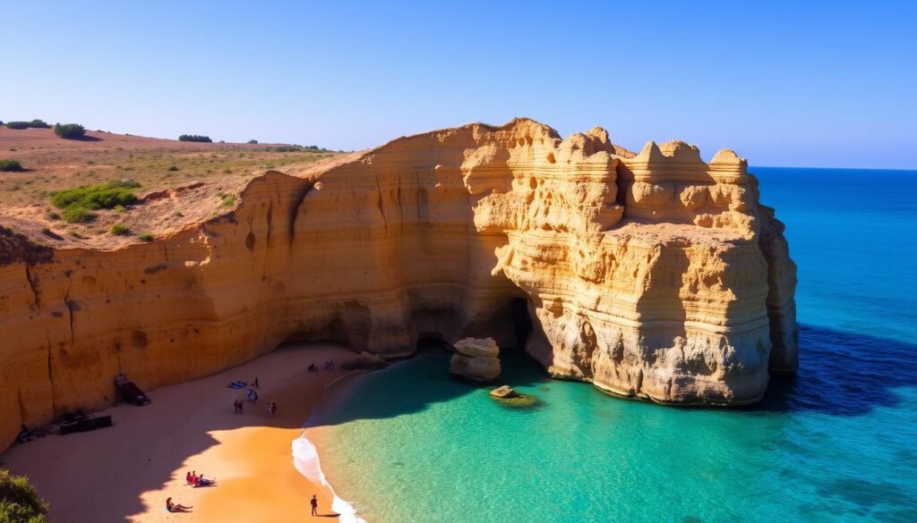 Beaches of the Algarve region in Portugal Beaches of the Algarve region in Portugal