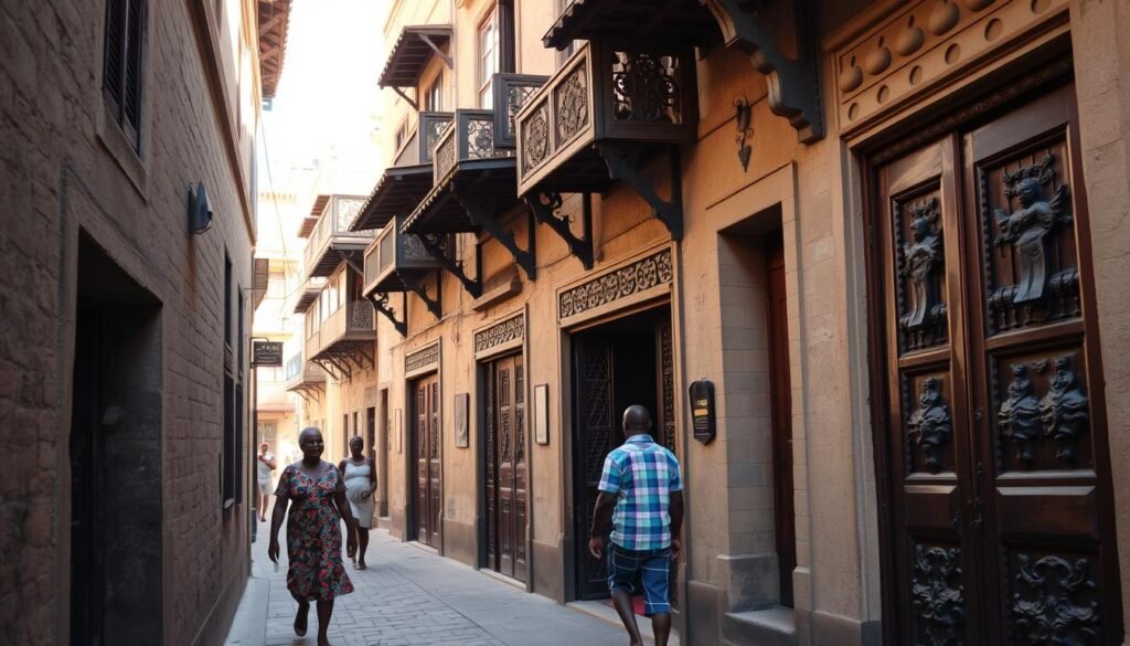 Stone Town's historic architecture in Zanzibar