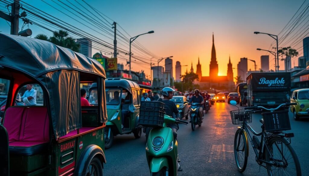 budget solo trip thailand transportation