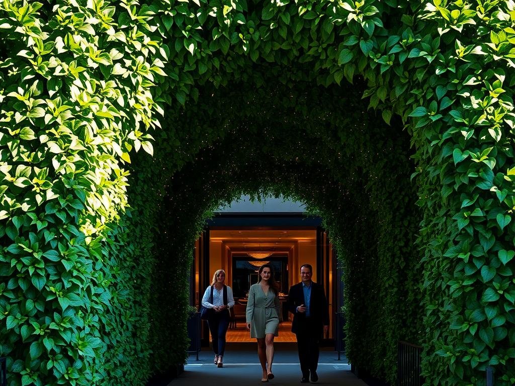 Instagram-famous archway entrance at NoMo SoHo hotel Instagram-famous archway entrance at NoMo SoHo hotel