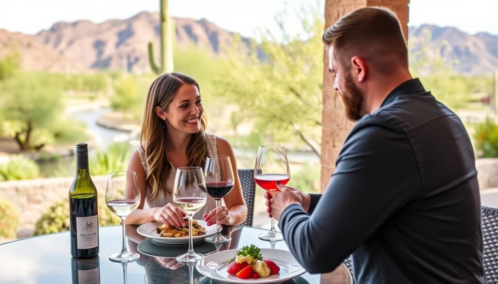 Private wine tasting at Arizona boutique winery