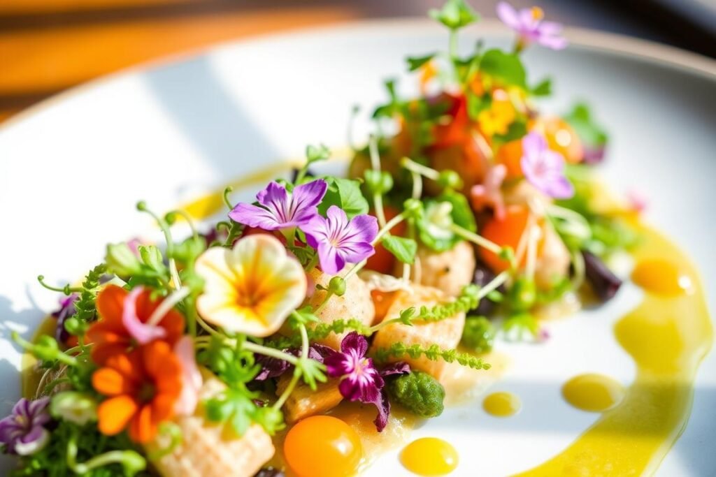 Plant-based gourmet cuisine at Fivelements' Sakti Dining Room