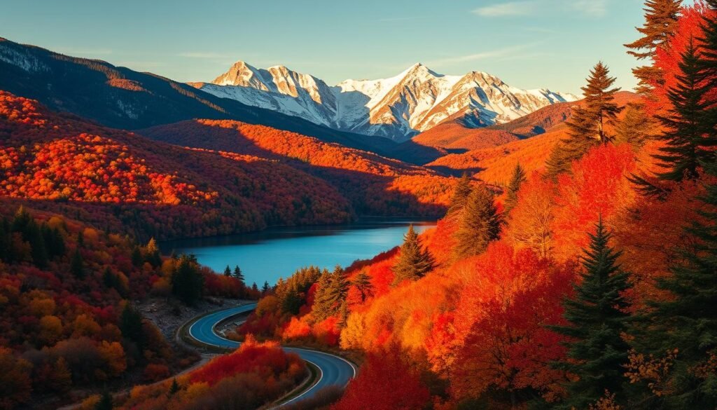 White Mountains New Hampshire fall colors