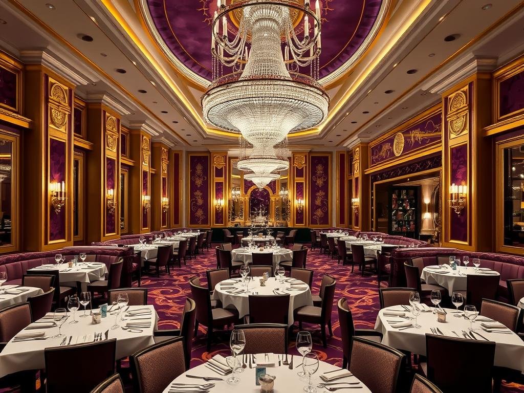 Joël Robuchon restaurant interior showing luxury dining in Las Vegas