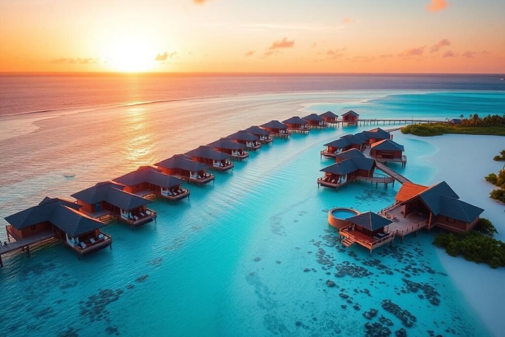 Soneva Jani's overwater villas with retractable roofs in the Maldives