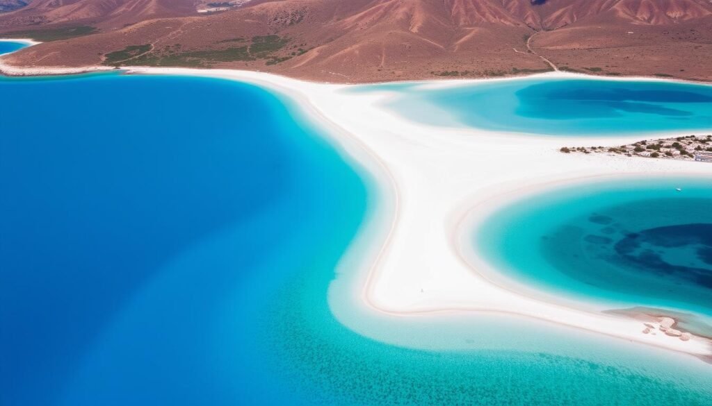 Balos Beach in Crete with its turquoise lagoon and white sand, showing why Crete is among the best Greek islands for first-time travelers