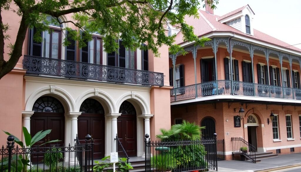 Hotel Peter and Paul in New Orleans showing the converted church exterior
