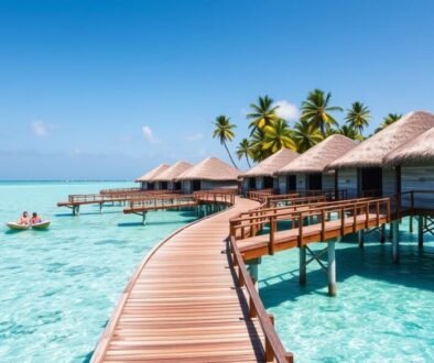 Luxury overwater bungalows at an affordable 5-star resort in the Maldives