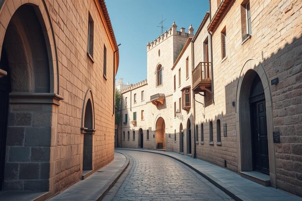 The medieval Street of Knights in Rhodes Old Town with its stone architecture, showing why Rhodes is one of the best Greek islands for first-time travelers